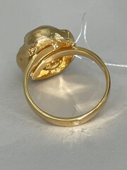 Perla (кольцо из серебра с позолотой )