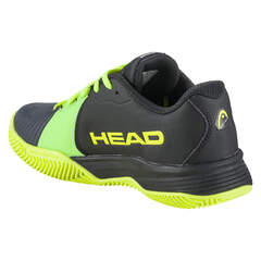 Детские теннисные кроссовки Head Revolt Pro 4.0 Clay Junior - black/yellow