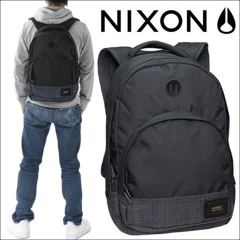 Картинка рюкзак городской Nixon Grandview Bacpack All Black - 8