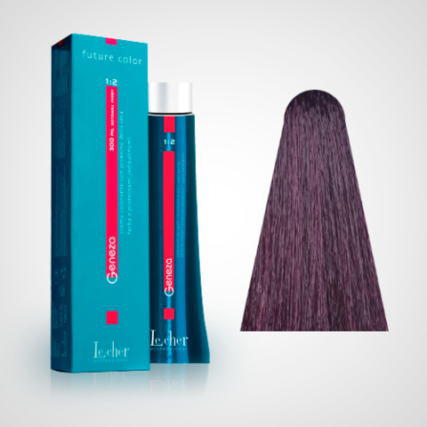 Крем-краска для волос с протеинами шелка 2.2 (2V) GENEZA Le Cher Professional 100 мл