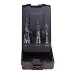 Набор ступенчатых сверл 6-12/6-20/6-27мм UltimateCUT HSS RUnaTEC Ruko 101087PRO