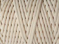 White polyester cord 4 mm