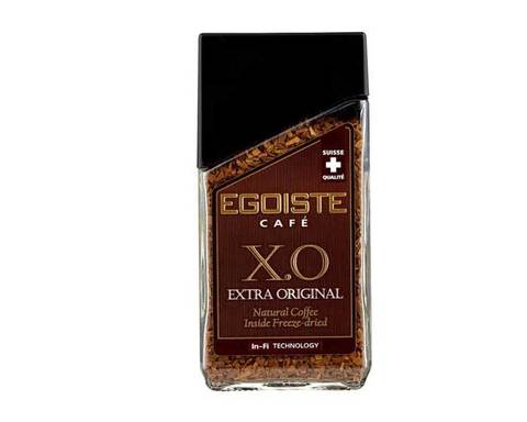 Кофе молотый в растворимом Egoiste X.O. Extra Original, 100 г стеклянная банка