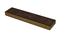 Board with leather and suede 200x35x10 mm