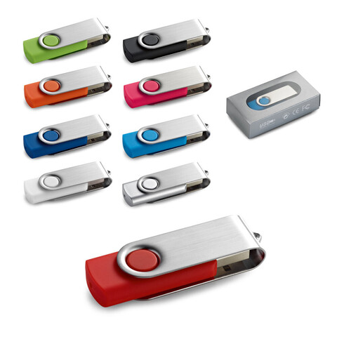 CLAUDIUS 8GB. USB-накопитель 8 ГБ с металлическим зажимом