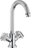 Cezares OLIMP-LS2-01-M OLIMP-LS2-01-M Смеситель на раковину с донным клапаном, хром, ручки хром