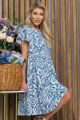 Платье Ветер перемен (светло-синее) П13425-12М LT Collection