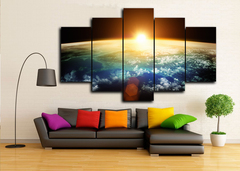 Модульная картина "Вселенная земля"