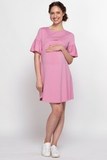 Платье для беременных и кормящих 10723 розовый