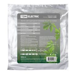 Лента светодиодная SMD 5050, 60LED/м, 12 В, 4.8 Вт, IP65, 5 м, TDM, SQ0331-0310
