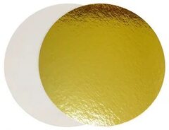 Подложка усиленная двусторонняя золото/жемчуг 3,2 мм. Диаметр 10