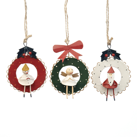 НАБОР НОВОГОДНИХ ИГРУШЕК SNOWMEN CHRISTMAS 3 ШТ