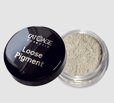 Loose Pigment Тени-пигмент для век №607 сияющий аквамарин L'atuage