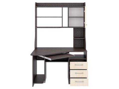 Компьютерный стол угловой СК-25 венге / дуб молочный