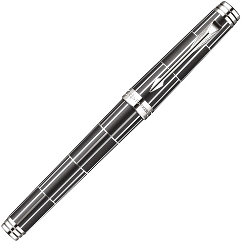 Ручка перьевая Parker Premier Luxury F565, Black CT, F (1876380)