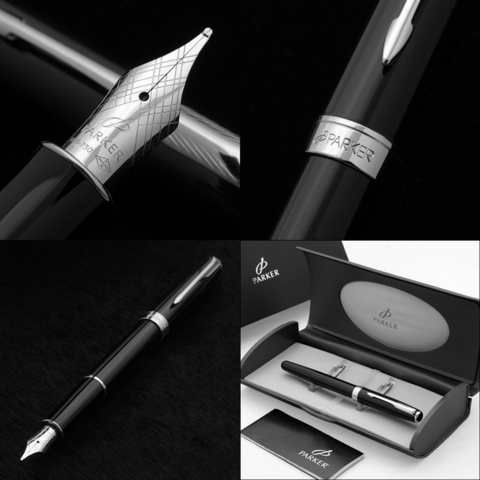 Ручка перьевая Parker Sonnet F530 Lacquer Deep Black CT, F (S0833880)