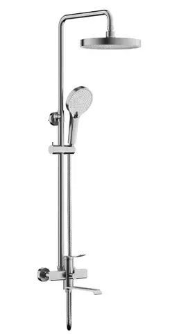 Душевая система тропический душ BELZ B24812-1 нержавеющая сталь, сатин