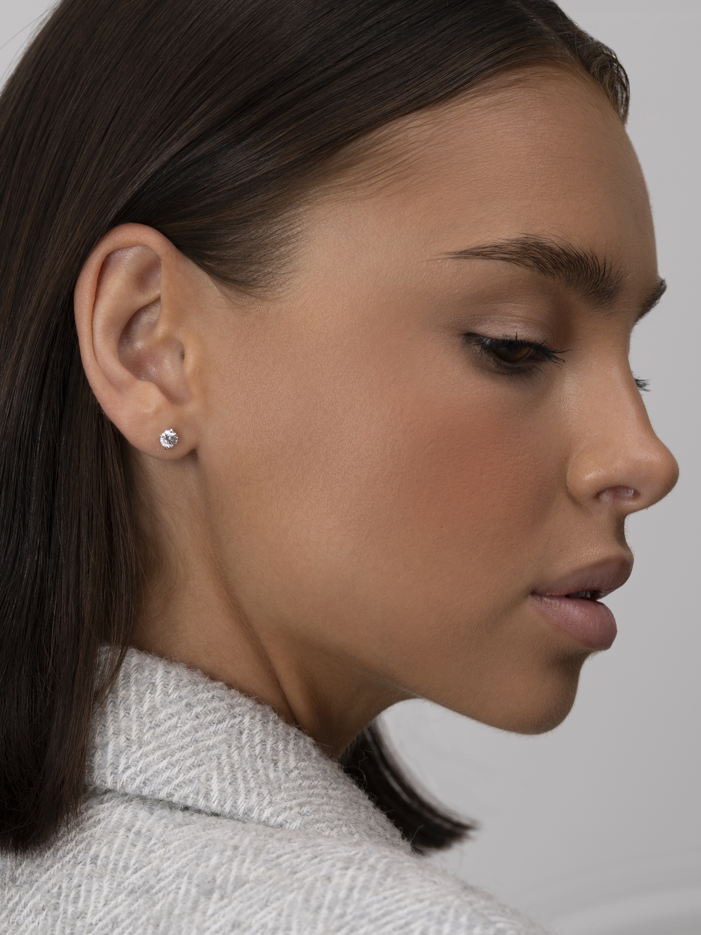 Серьги-гвоздики Блеск (бриллианит)