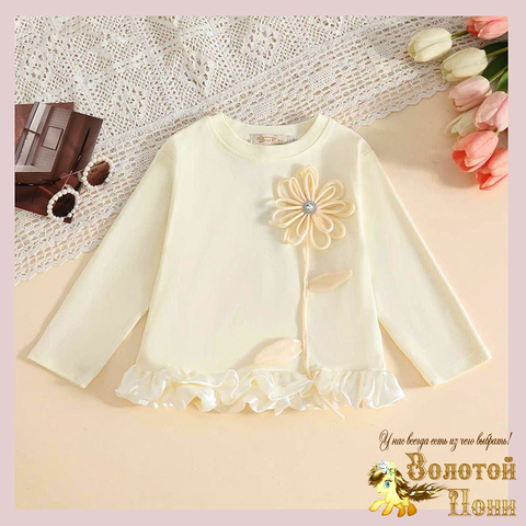 Лонгслив нарядный д (3-7) 251026-SNR469.3