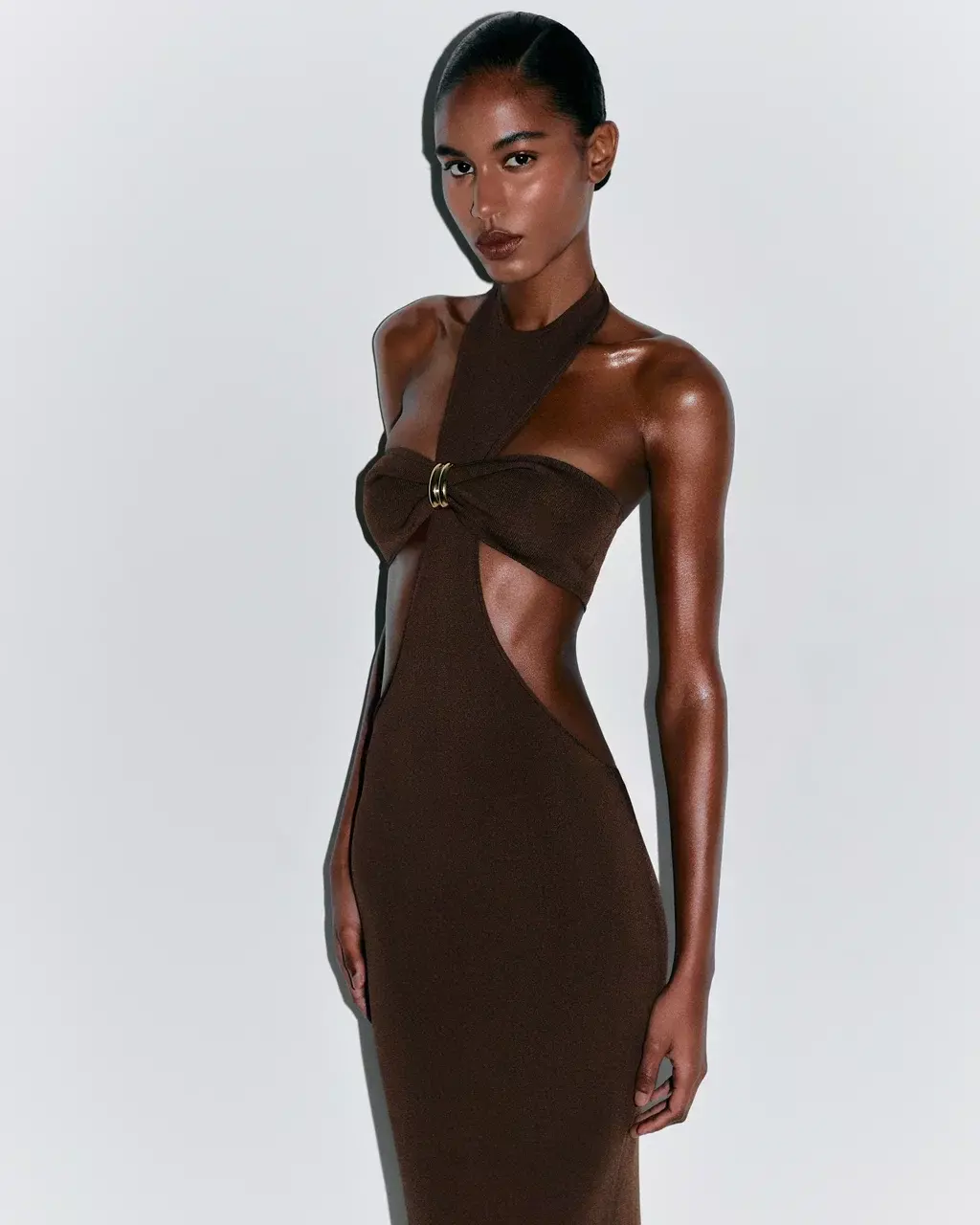 Платье NOTTE, Коричневое