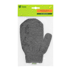 Мочалка для душа варежка, hard, цвет в ассортименте 