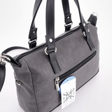 Сумка Саломея 130 македония серый + черный