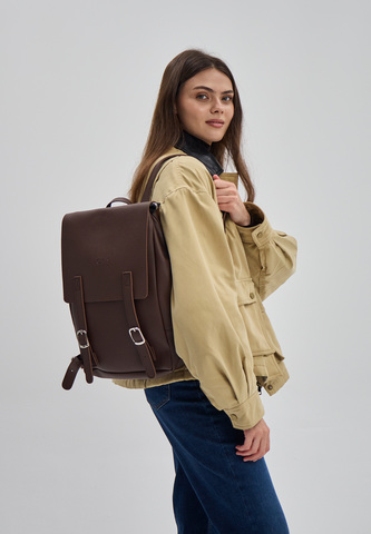 рюкзак коричневый эко