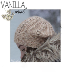 Описание по вязанию шапки спицами "Vanilla"