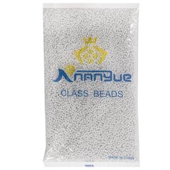 
          Бисер Alingar размер №12 вес 450 гр., белый глянец, непрозрачный, пакет