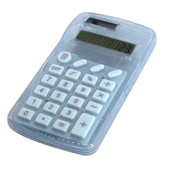 
          Калькулятор Alingar 8 разрядов, 110*70*10 мм, двойное питание, голубой, батарея в комплекте, европодвес