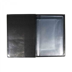 Обложка для автодокументов, ПВХ, принт "Чика" (девушка возле машины,серый фон)