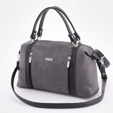 Сумка Саломея 127 македония серый + черный