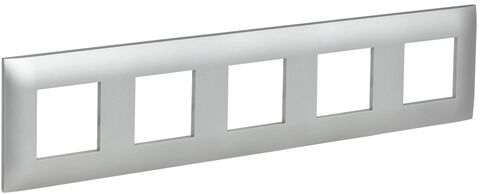 SKANDY Рамка 5-мест. SK-F05S сереб. IEK
