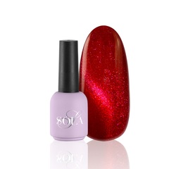 SoLa Гель-лак Cherry Cat 02 Кошачий глаз, 10мл