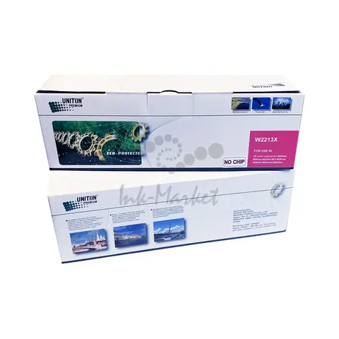 Совместимый картридж UNITON Premium W2213X (207X) для HP Color LJ M255/MFP M282/M283 красный (2,45K, БЕЗ ЧИПА) GREEN LINE (Eco Protected)