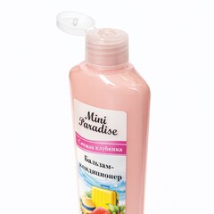 Floresan MINI PARADISE Бальзам-кондиционер для волос СВЕЖАЯ КЛУБНИКА 80мл (Ф-848)