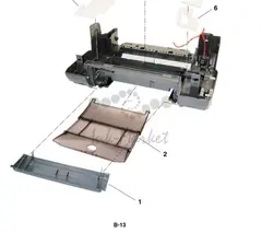 Canon - QM2-0587 - Paper Output Support Tray (Front of Printer)