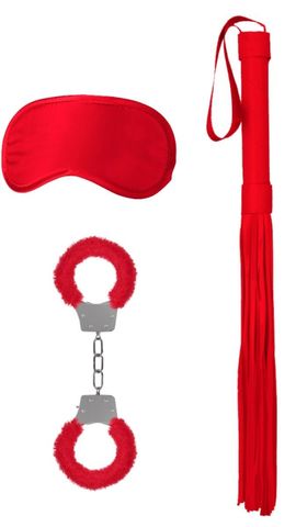 Красный набор для бондажа Introductory Bondage Kit №1 - Shots Media BV Ouch! OU364RED