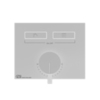 Gessi Hi-Fi Смеситель для душа, с включением до 2 источников одновременно (внешняя часть), цвет: White CN 63079#279