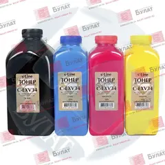 Тонер БУЛАТ s-Line C-EXV34 для Canon iR C2020 (Чёрный, банка 375 г)