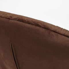 Кресло LIVORNO ( mod.1602 ) металл/ткань, коричневый вельвет