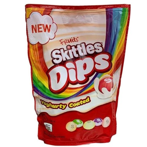 Skittles Dips Жевательные конфеты Скитлс в йогуртовой оболочке 150 гр