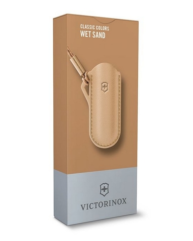 Чехол кожаный Victorinox для ножа 58 mm серии Classic SD Colors, Wet Sand (4.0670.49)