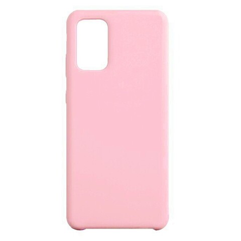 Силиконовый чехол Silicone Cover для Samsung Galaxy S20 (Розовый)
