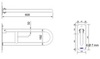 Nofer 15051.60.W Поручень для унитаза
