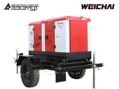 Дизельный генератор Азимут ЭД-24-Т400-2РКМ7 Weichai на шасси в кожухе с автозапуском