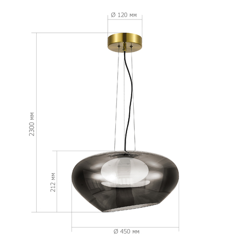 Светильник подвесной ST Luce Foray SL6019.313.01