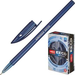 Ручка шариковая одноразовая Unimax EECO синяя (толщина линии 0.5 мм)