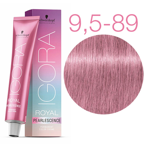 Schwarzkopf Igora Royal Pearlescence 9,5-89 Светлый блондин пастельный коралл