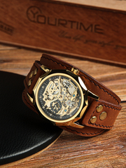 Часы скелетоны женские механические Centuria 2.0 YOURTIME